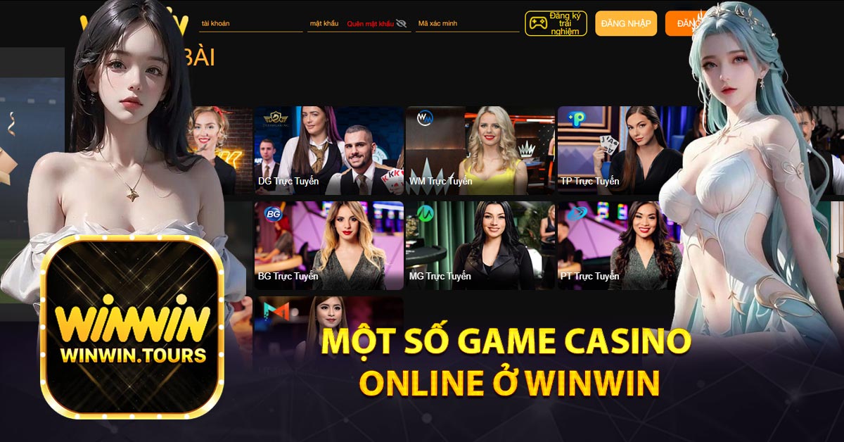 Một số game casino online ở Winwin